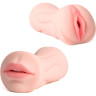 Двухсторонний мастурбатор вагина и ротик в тубе SVAKOM GINA Z9